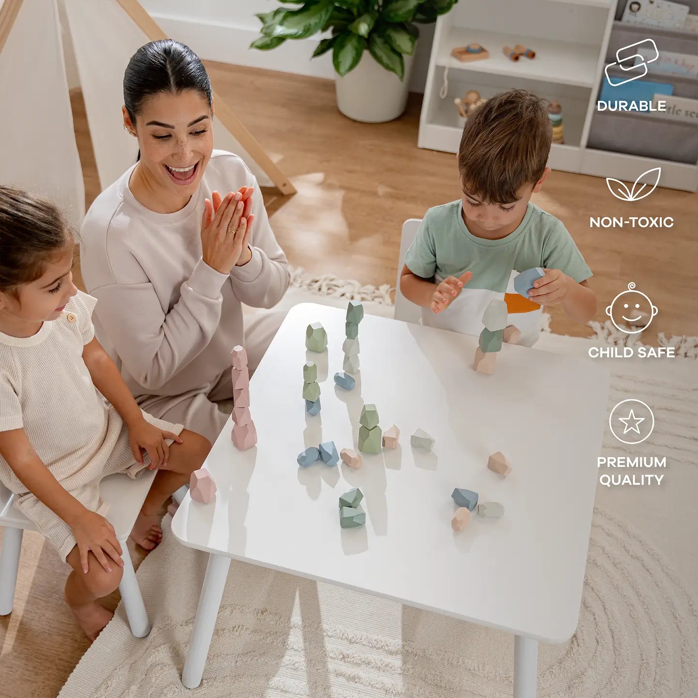 Stacking Rocks, 36 Pcs