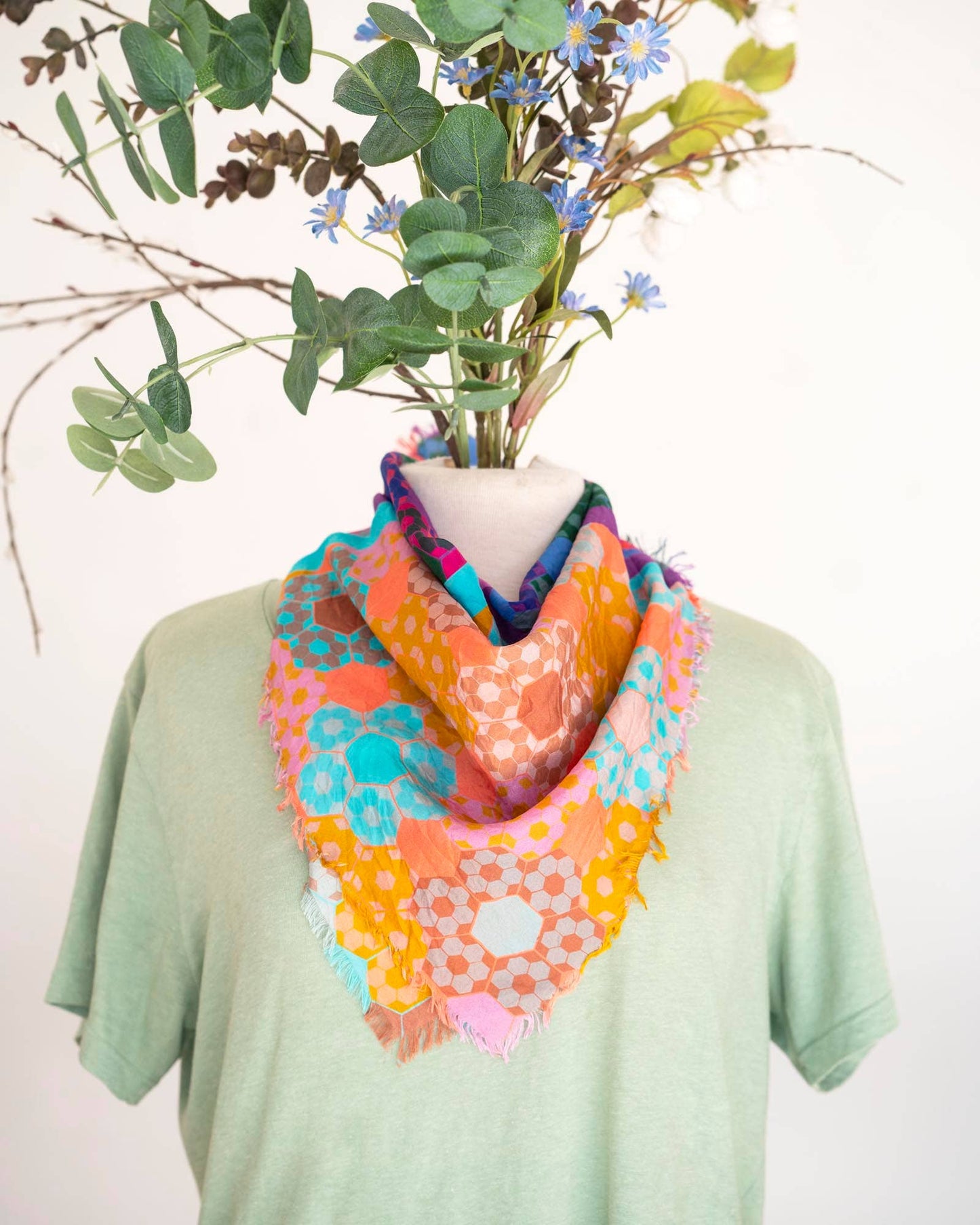 Summer in the Desert EPP - Silk Bandana Scarf
