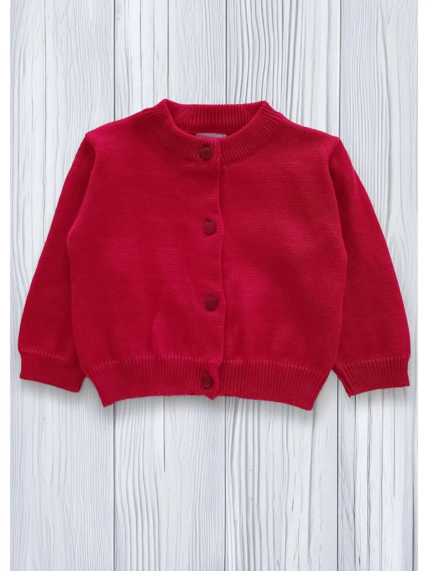 Classic Red Cardigan