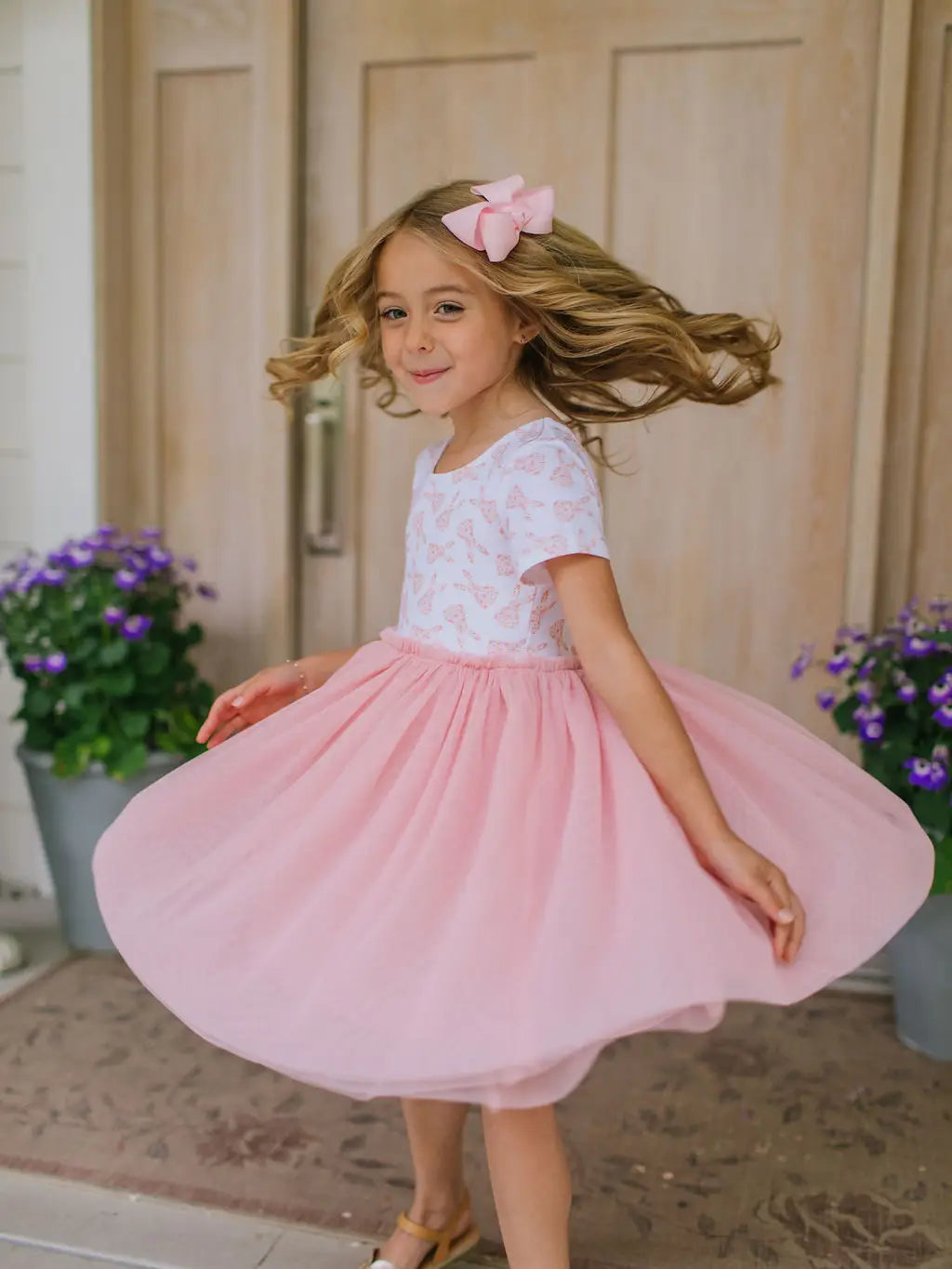 Tutu Dress - Ditsy Bunny