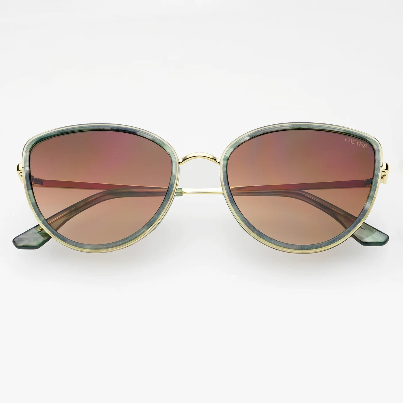 Luna Acetate Women’s Cat Eye Sunglasses - Emerald Green