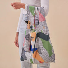 Load image into Gallery viewer, Dots Pattern Reusable Shopping Tote Bag
