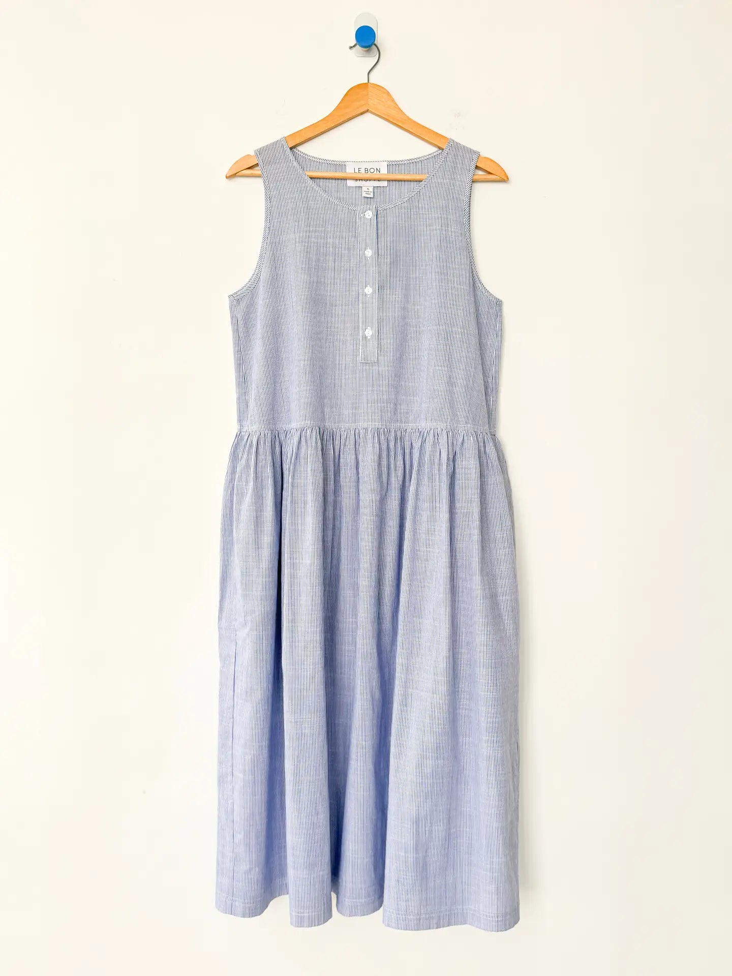 Marianne Dress - Blue Stripe