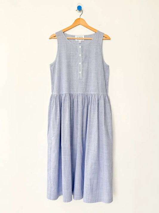 Marianne Dress - Blue Stripe