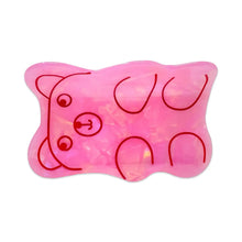 Load image into Gallery viewer, Large Pink Gummy Bear Hair Claw Clip
