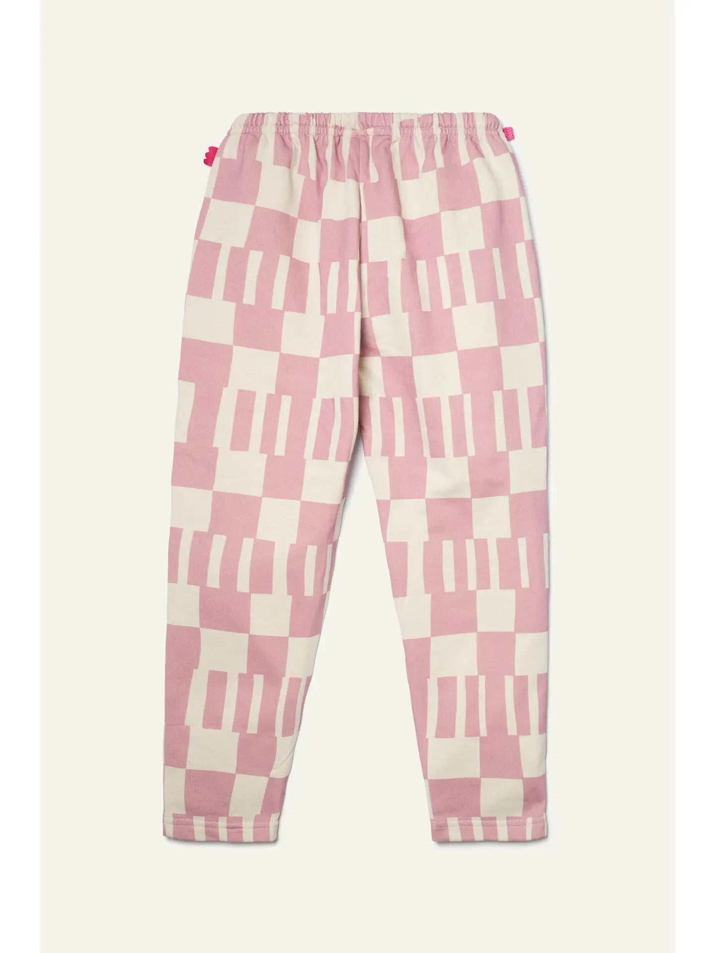 Recycled Cotton Pink Block Jogger