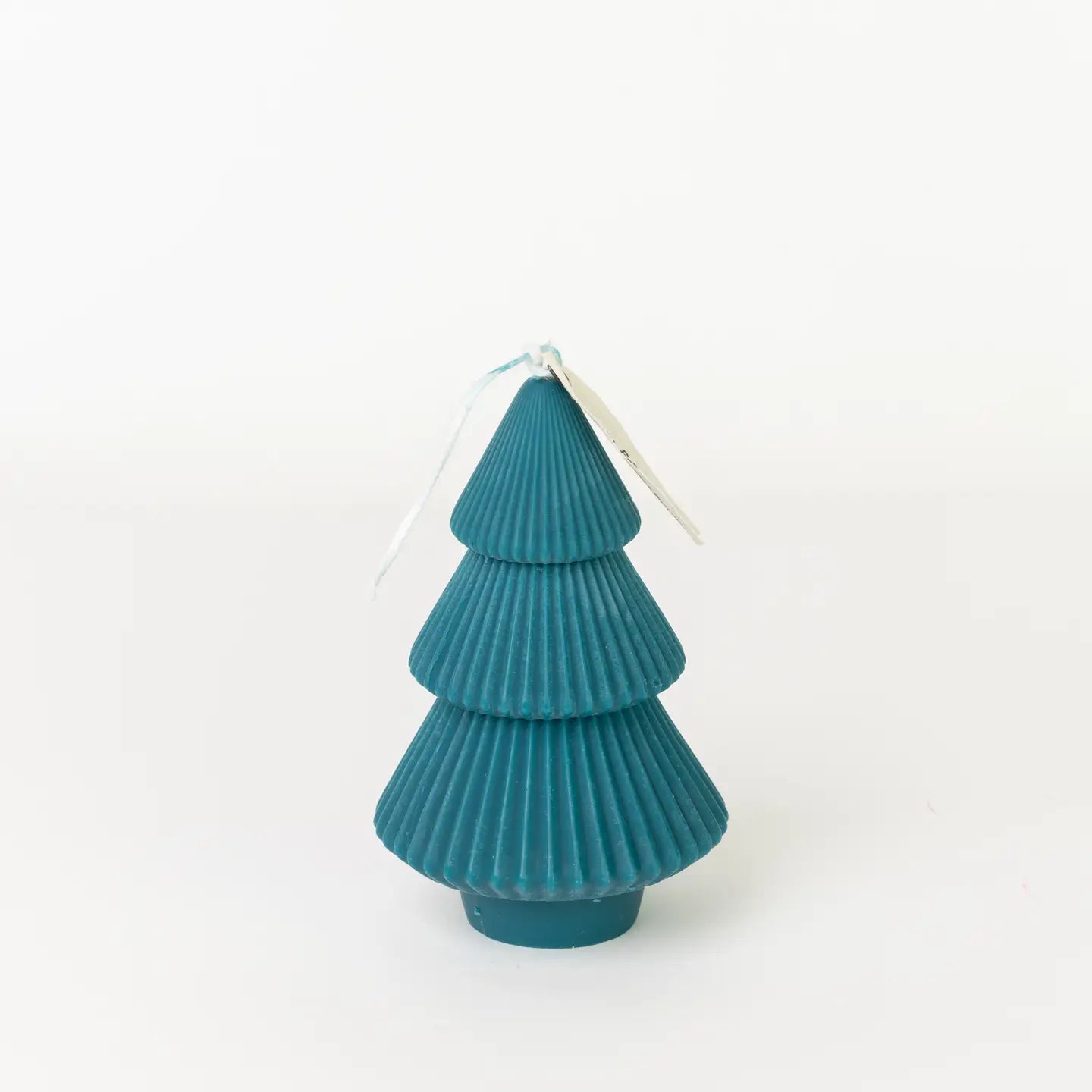 Ribbed Xmas Tree Candle - Several Colors