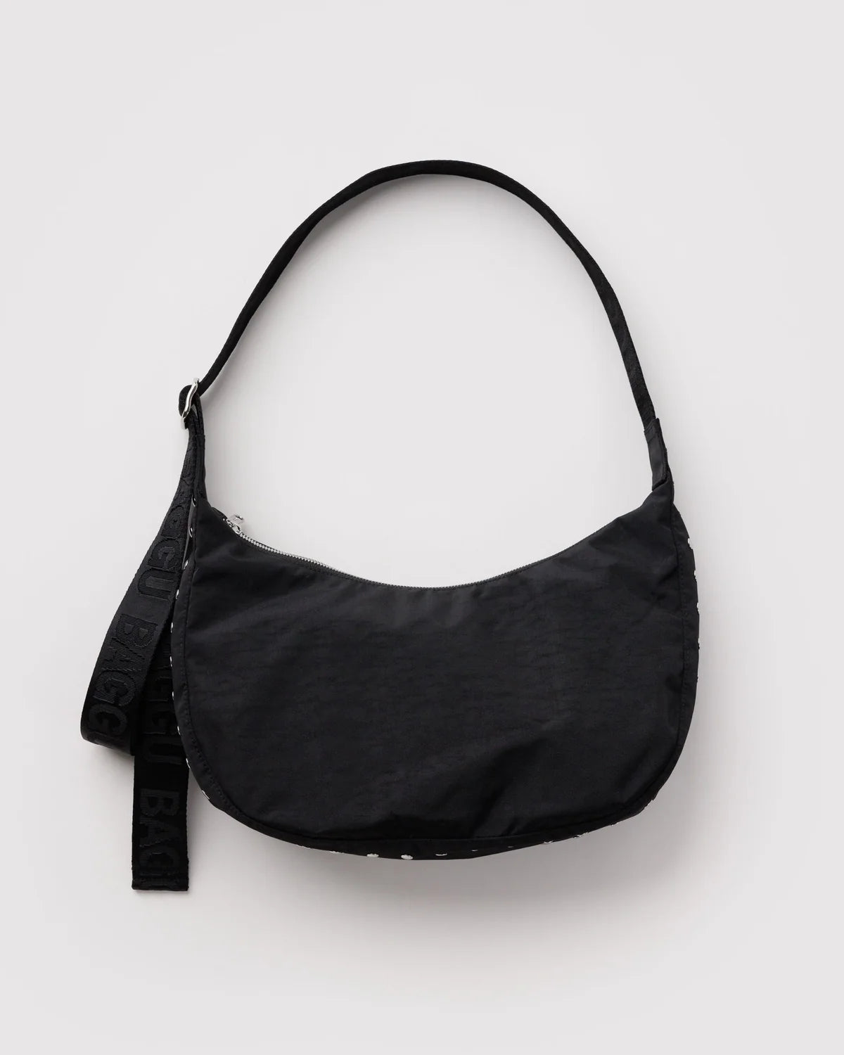 Medium Nylon Baggu Crescent Bag - Studs