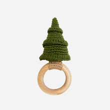 Load image into Gallery viewer, Teether Tree Crochet Rattle
