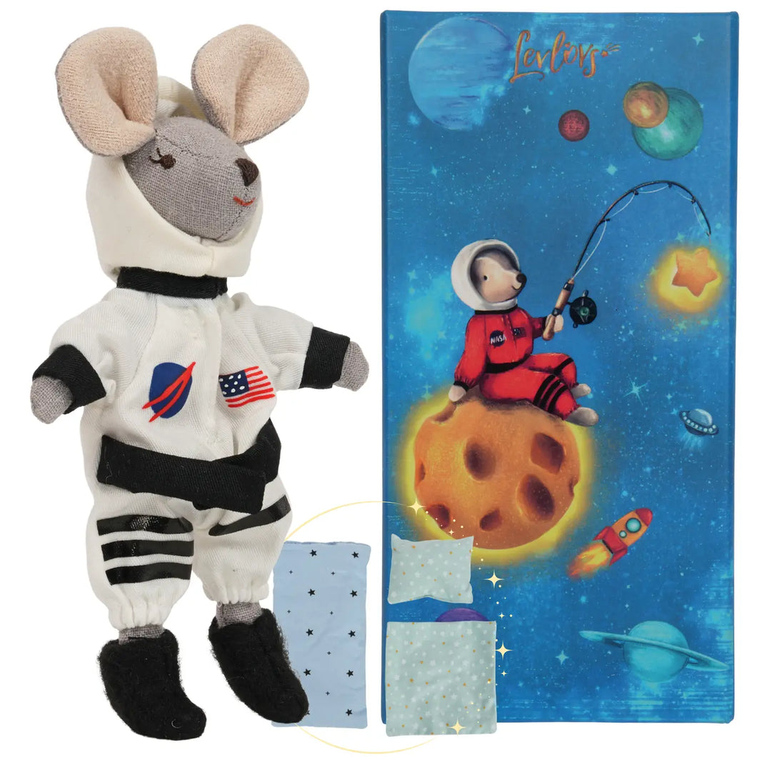 Astronaut Mouse in a Match Box