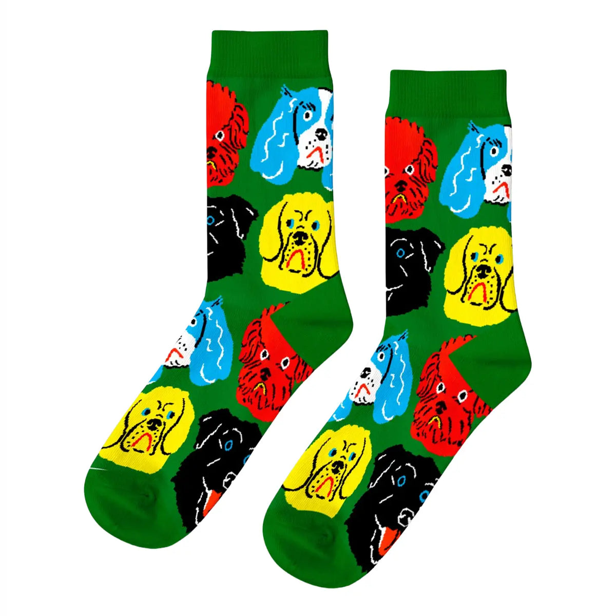 Kristina Micotti Dogs Socks - Small Crew Socks