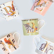 Load image into Gallery viewer, Yvonne Ellen the Gold Edition Alphabet Mugs
