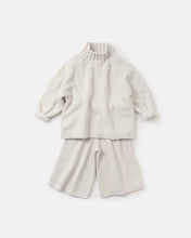 Load image into Gallery viewer, Fuzzy Boxy Mock Neck Sweater - Ecru

