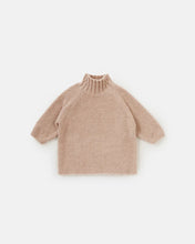 Load image into Gallery viewer, Fuzzy Boxy Mock Neck Sweater - Pecan

