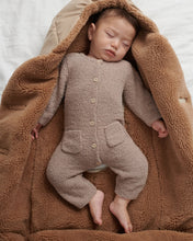 Load image into Gallery viewer, Long Sleeve Fuzzy Jumpsuit - Taupe
