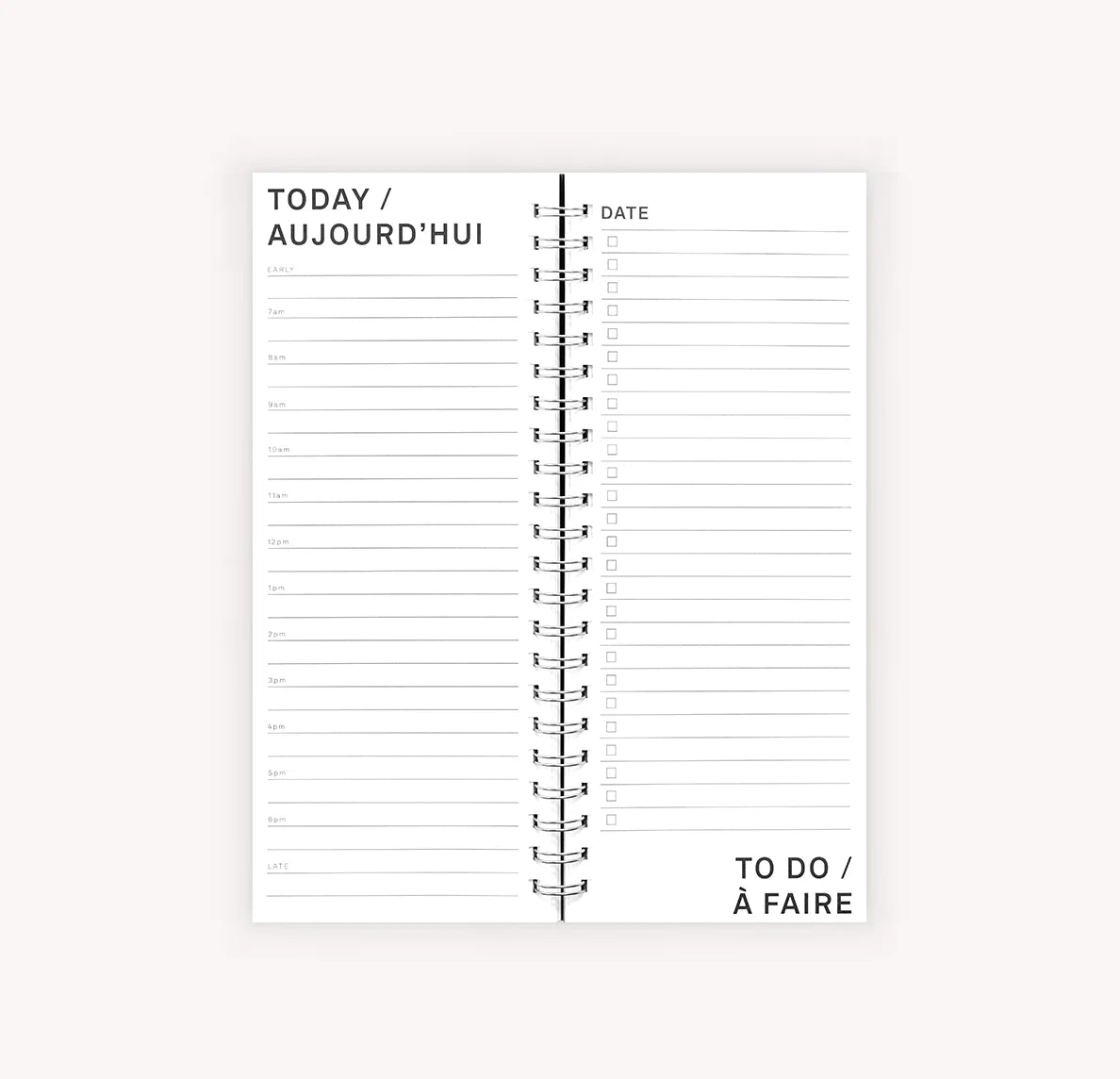To Do Notebook - Two Colors