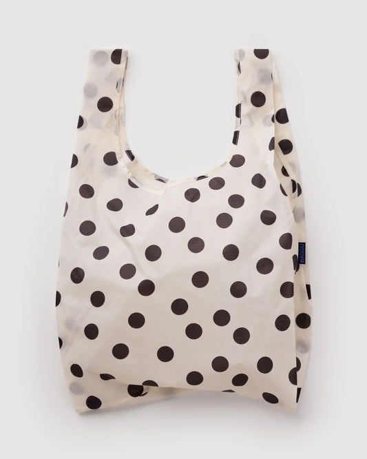 Standard BAGGU - Black and Cream Polka Dot