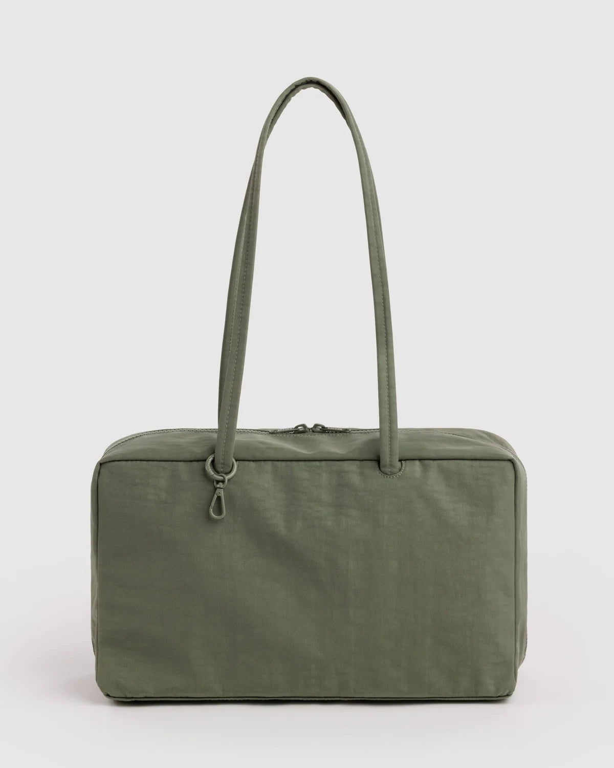 Medium Nylon Bowler Bag - Caper