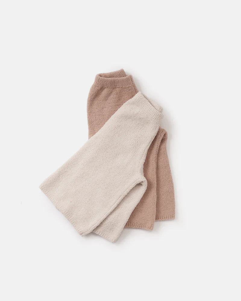 Fuzzy Wide Pants - Pecan
