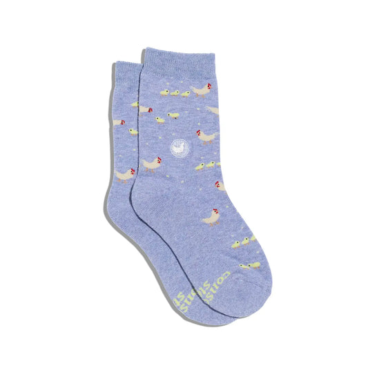 Kids Socks That Save Chickens