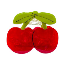 Load image into Gallery viewer, Large Maraschino Cherries Hair Claw Clip
