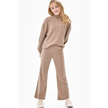 Load image into Gallery viewer, Wide Legs Cable Knit Pants
