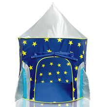 Load image into Gallery viewer, Rocketship Pop Up Tent - Indoor or Outdoor Playhouse
