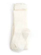 Load image into Gallery viewer, Cable Knit Tights - Ivory
