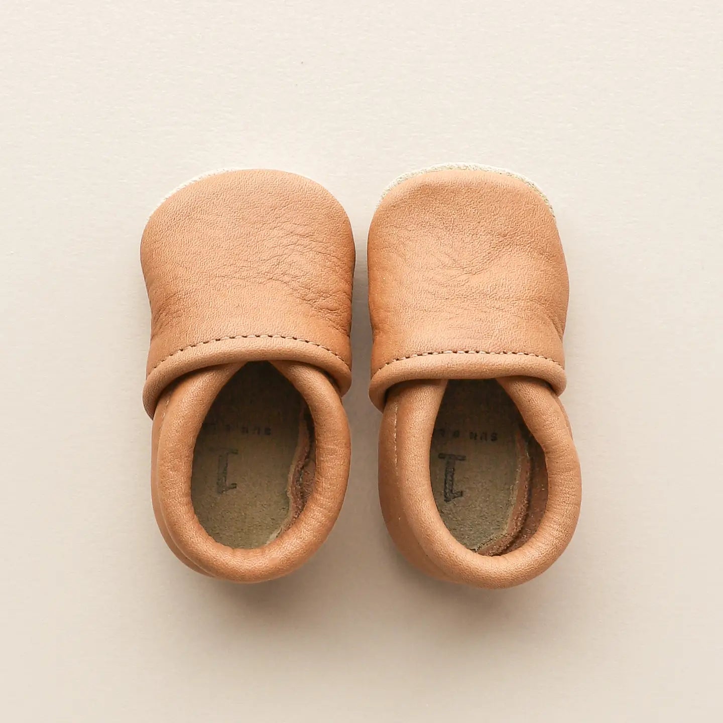 Baby Shoes in Caramel
