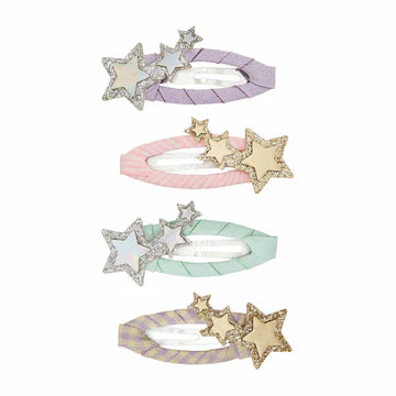 Trailing stars hair clips