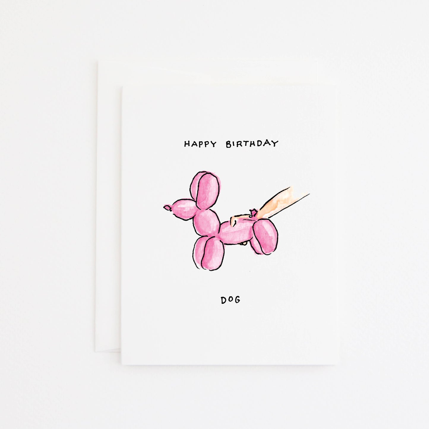 Balloon Dog Birthday Card