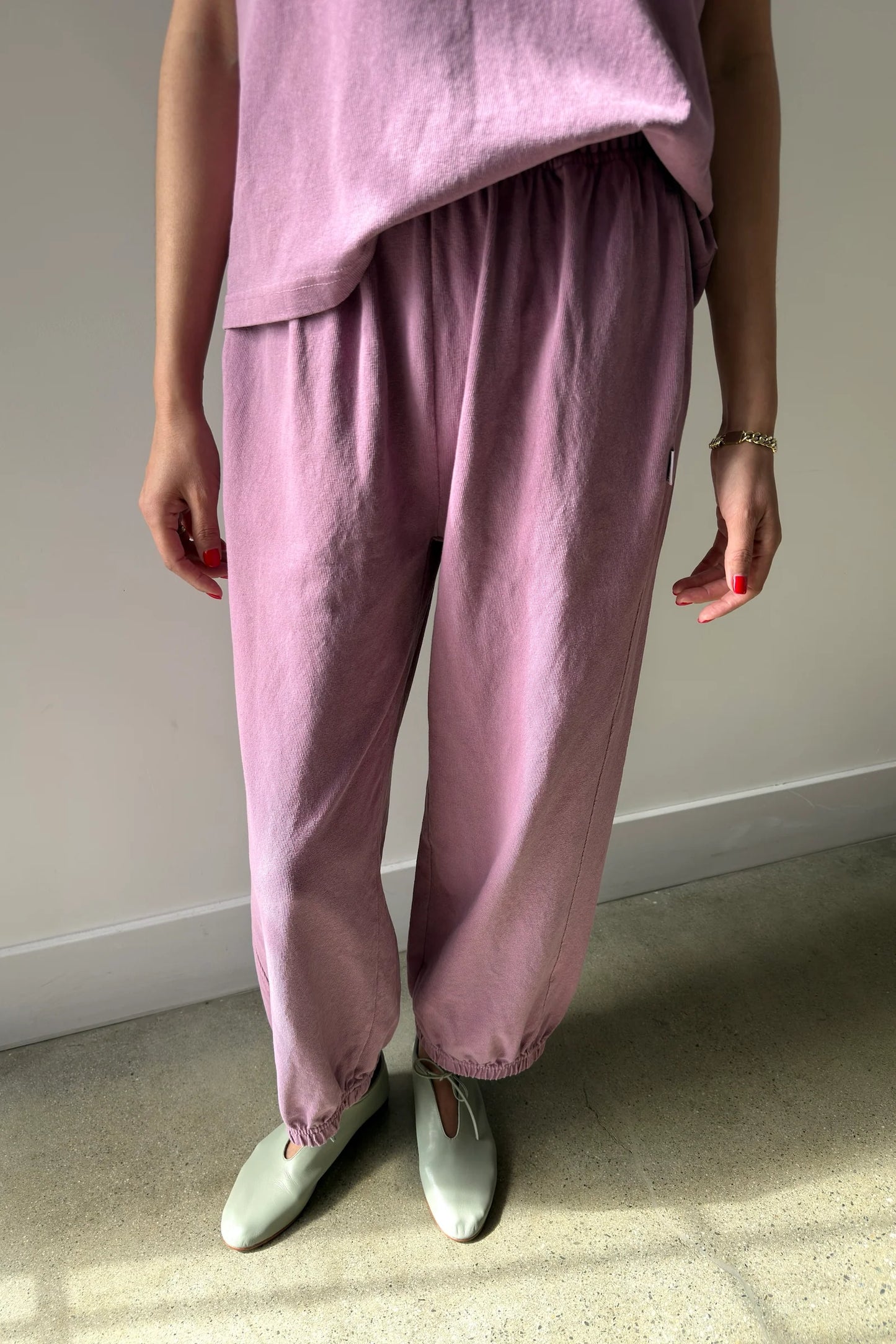 BALLOON PANTS - DUSTY LILAC