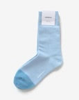 Two Tone Socks- Sky Blue