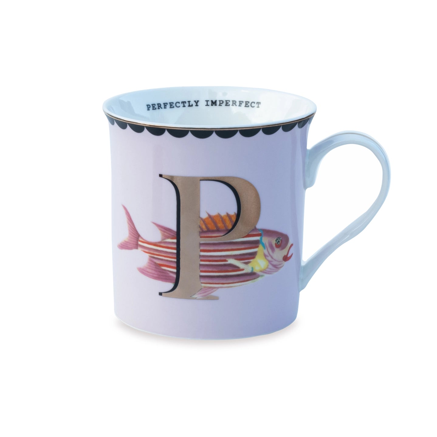 Yvonne Ellen the Gold Edition Alphabet Mugs