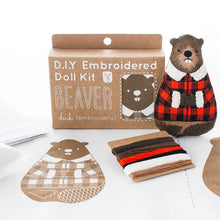 Load image into Gallery viewer, Beaver - Embroidery Kit
