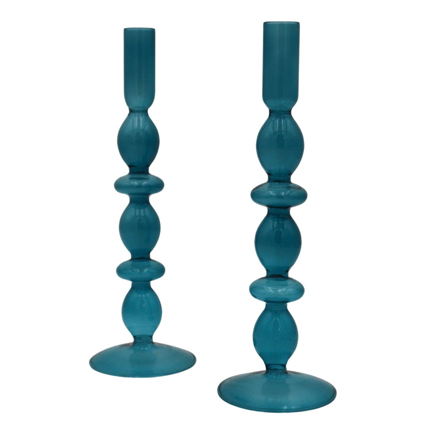 Azure Blue Candle Holder