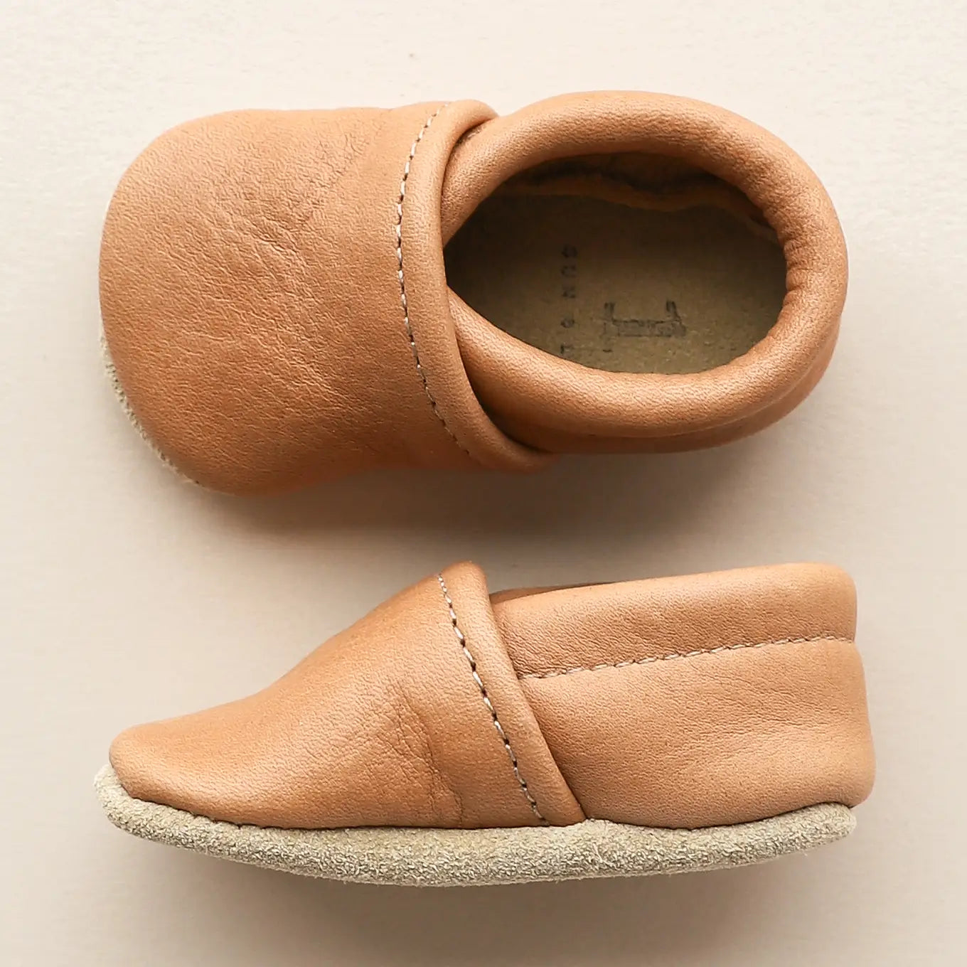 Baby Shoes in Caramel