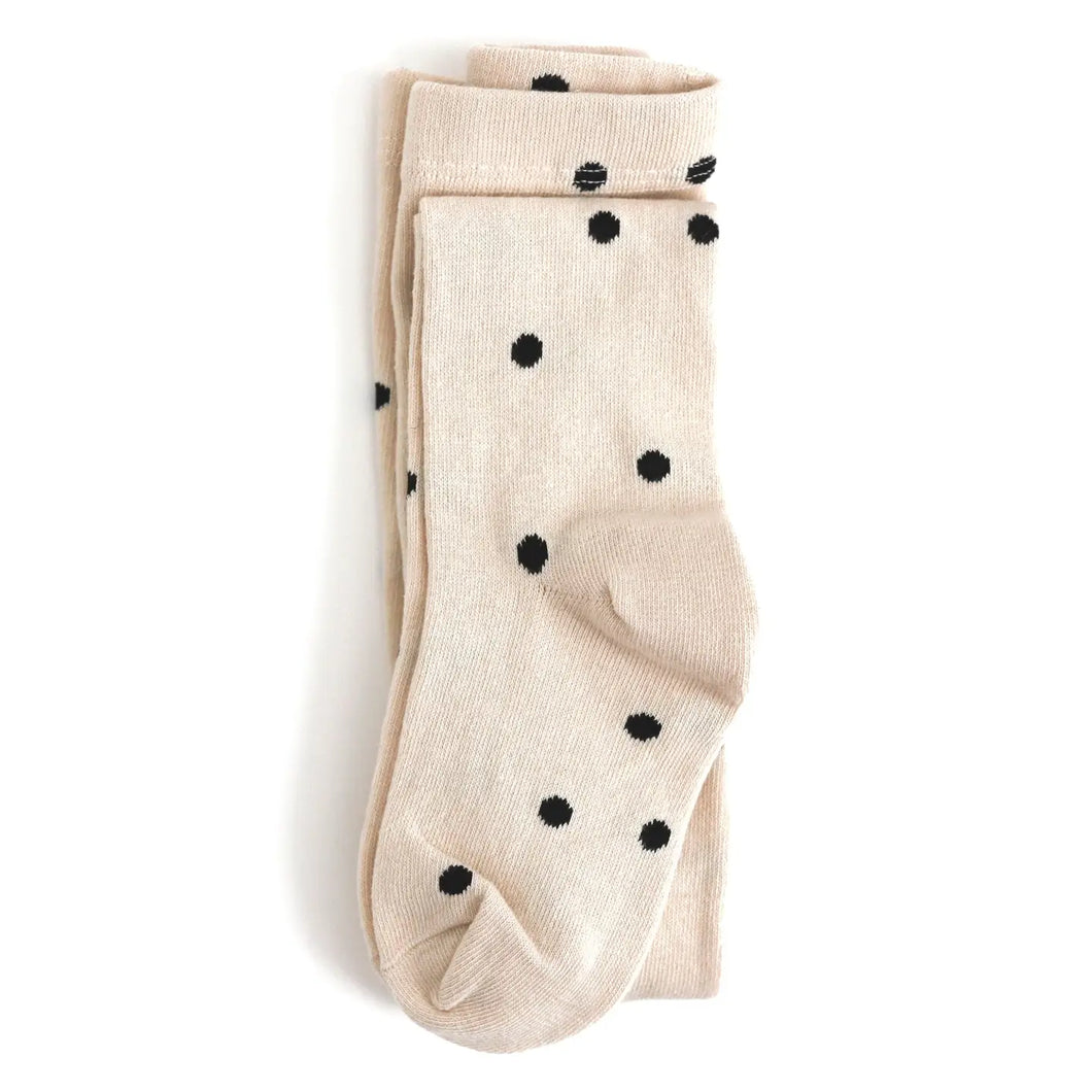 Vanilla Dot Knit Tights
