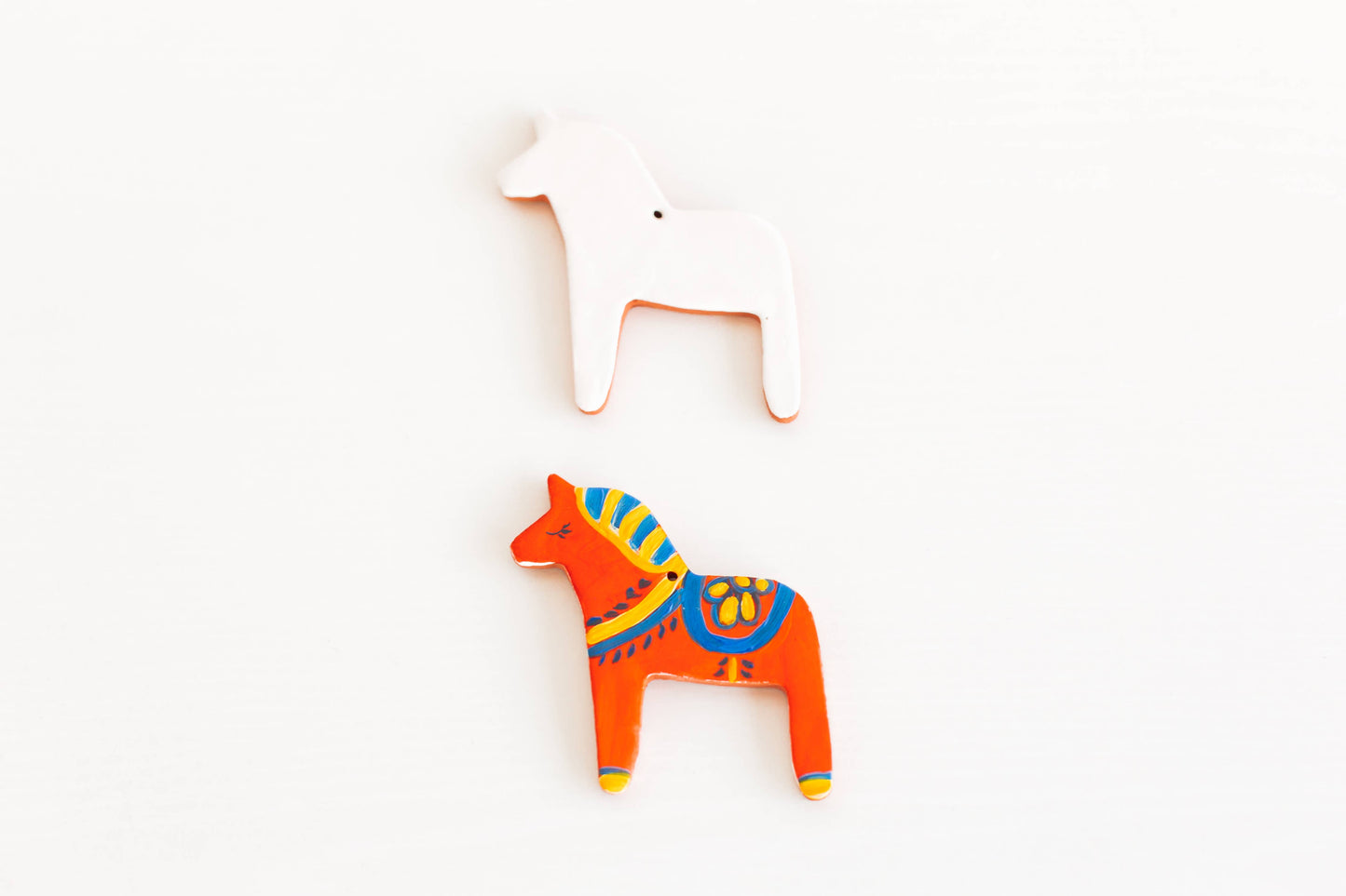 DIY Ceramic Ornament Kit – Dala Horse
