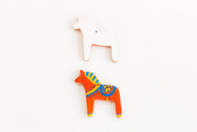 Load image into Gallery viewer, DIY Ceramic Ornament Kit – Dala Horse
