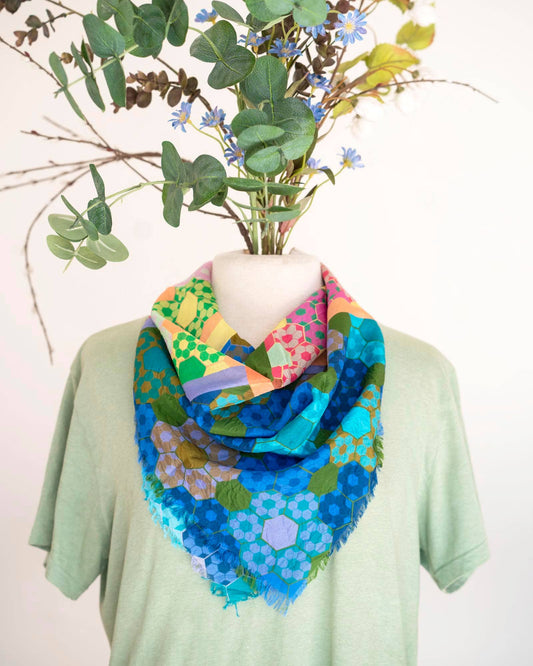 Spring in the Mountains EPP - Silk Bandana Scarf