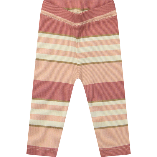 Perr Derby Rib Stripe Legging - Pink
