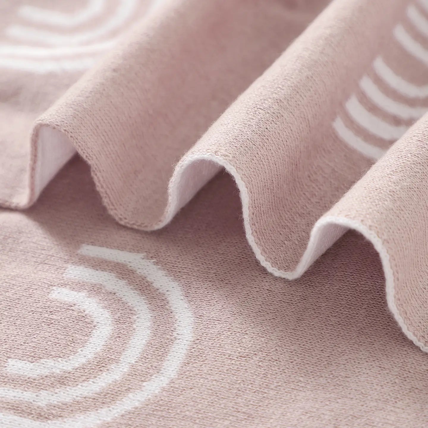 100% Cotton Swaddle Receiving Baby Blanket - Rainbow
