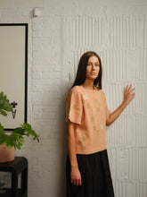 Load image into Gallery viewer, Albers Short Sleeve Sweater Tee - Opal
