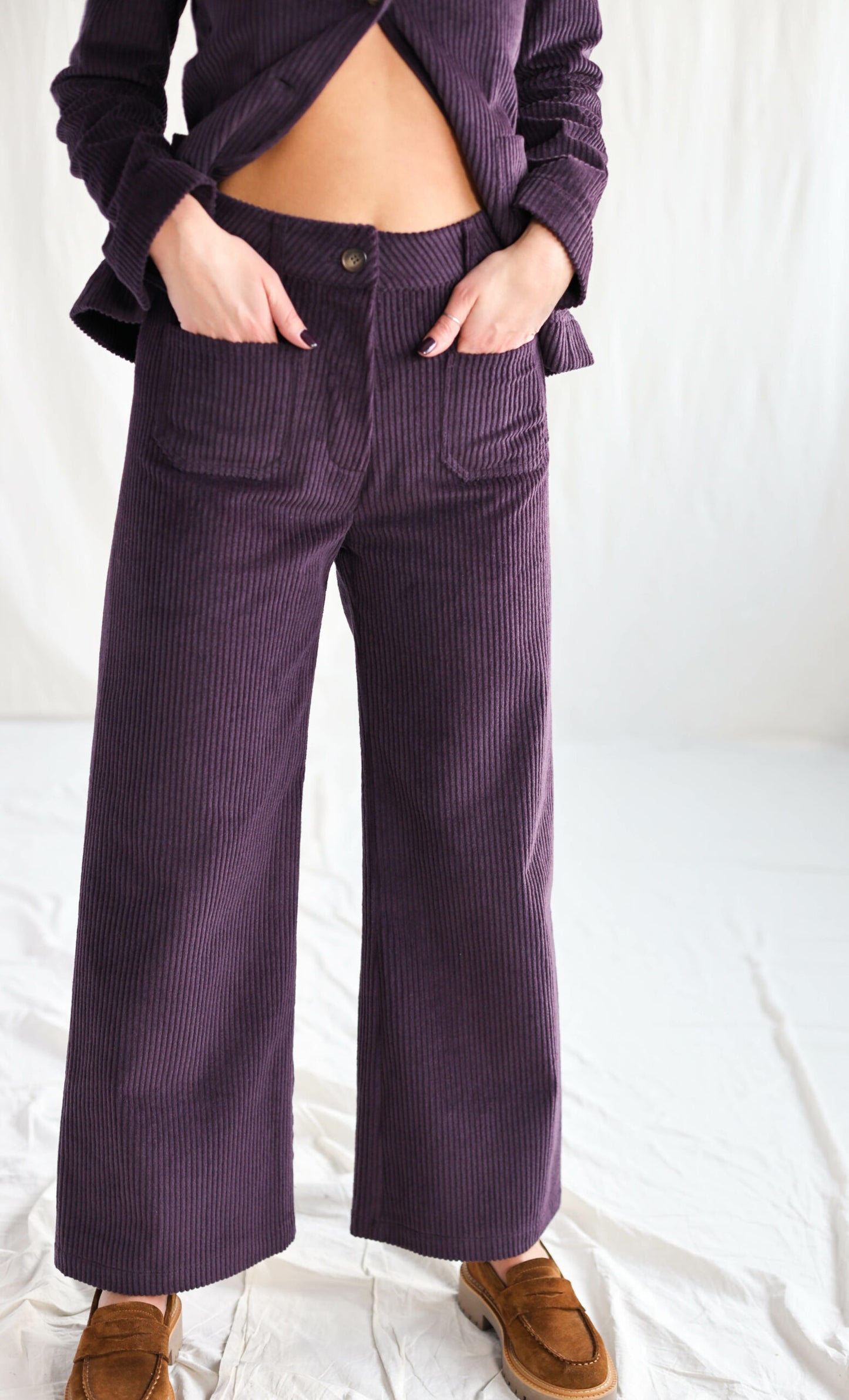 Wide Wale Vintage Crop Pant