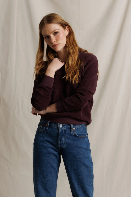 Ziggy Sweatshirt - Cherry Lacquer