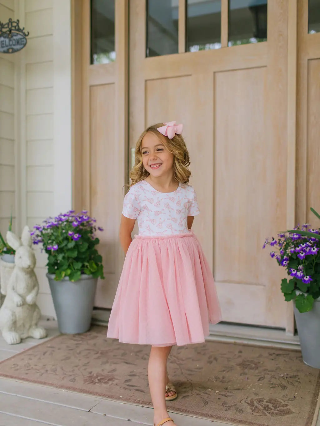 Tutu Dress - Ditsy Bunny