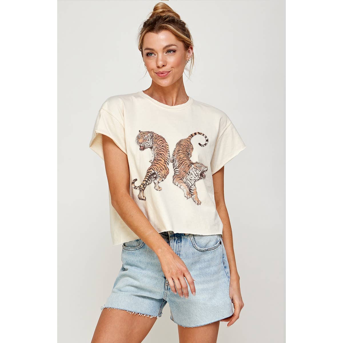 TWO TIGERS CROP TOP