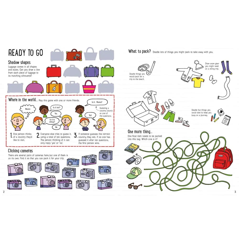 Vacation Activity Book