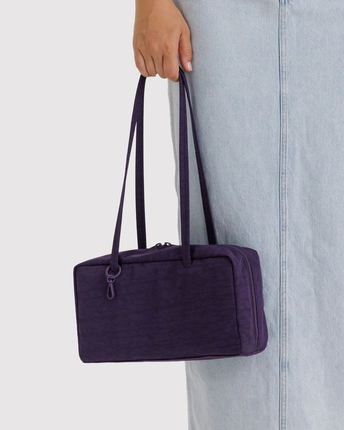 Nylon Bowler Bag - Fig